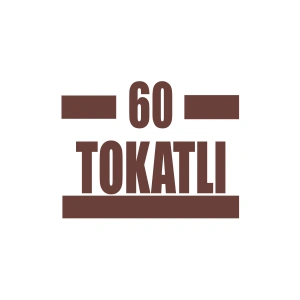 60 Tokatlı Araba Sticker 17x17 Cm Kahverengi