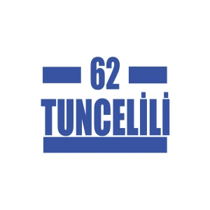 62 Tuncelili Araba Sticker 17x17 Cm Mavi