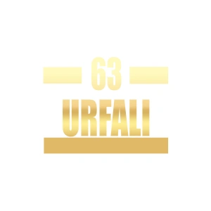 63 Urfalı Araba Sticker 17x17 Cm Gold