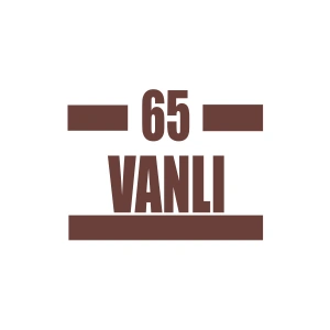65 Vanlı Araba Sticker 17x17 Cm Kahverengi