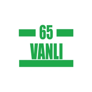 65 Vanlı Araba Sticker 17x17 Cm Yeşil