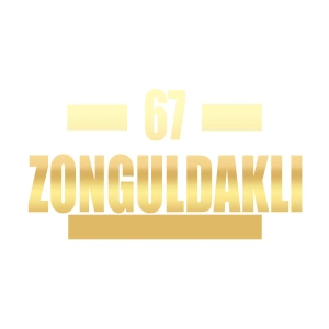 67 Zonguldaklı Araba Sticker 17x17 Cm Gold