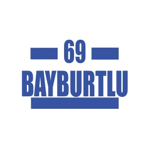 69 Bayburtlu Araba Sticker 17x17 Cm Mavi