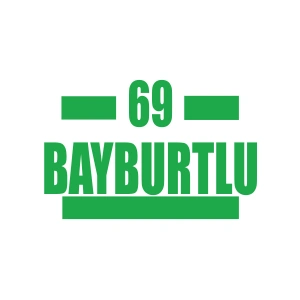 69 Bayburtlu Araba Sticker 17x17 Cm Yeşil