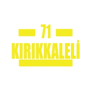 71 Kırıkkaleli Araba Sticker 17x17 Cm Sarı