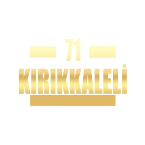 71 Kırıkkaleli Araba Sticker 17x17 Cm Gold