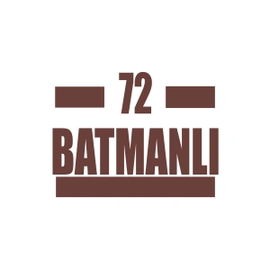 72 Batmanlı Araba Sticker 17x17 Cm Kahverengi