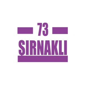 73 Şırnaklı Araba Sticker 17x17 Cm Mor