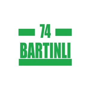 74 Bartınlı Araba Sticker 17x17 Cm Yeşil