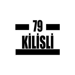 79 Kilisli Araba Sticker 17x17 Cm Siyah