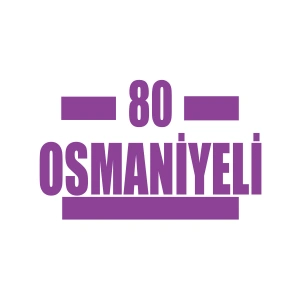 80 Osmaniyeli Araba Sticker 17x17 Cm Mor