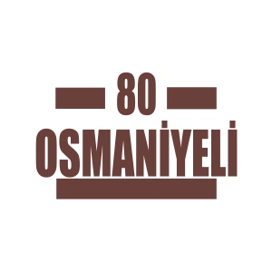 80 Osmaniyeli Araba Sticker 17x17 Cm Kahverengi