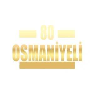 80 Osmaniyeli Araba Sticker 17x17 Cm Gold