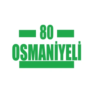 80 Osmaniyeli Araba Sticker 17x17 Cm Yeşil