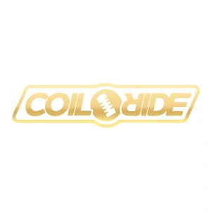 Coil Ride Araba Sticker 17x17 Cm Gold
