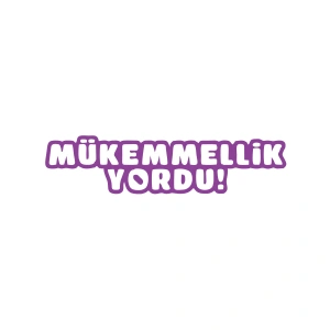 Mükemmellik Yordu Araba Sticker 17x17 Cm Mor