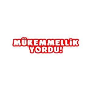 Mükemmellik Yordu Araba Sticker 17x17 Cm Kırmızı