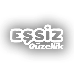 Eşsiz Güzellik Araba Sticker 17x17 Cm Beyaz
