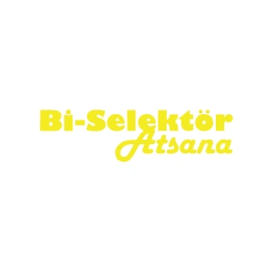 Bi Selektör Atsana Araba Sticker 17x17 Cm Sarı