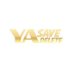 Ya Save Ya Delete Araba Sticker 17x17 Cm Gold