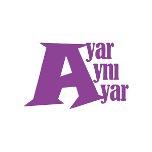 Ayar Aynı Ayar Araba Sticker 17x17 Cm Mor
