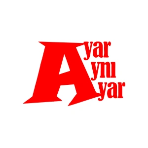 Ayar Aynı Ayar Araba Sticker 17x17 Cm Kırmızı