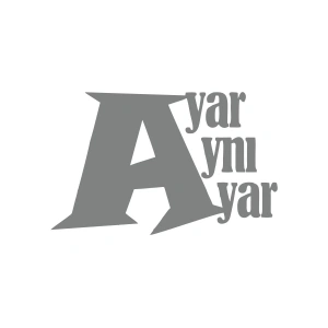 Ayar Aynı Ayar Araba Sticker 17x17 Cm Gri