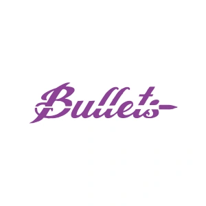 Bullets Araba Sticker 17x17 Cm Mor