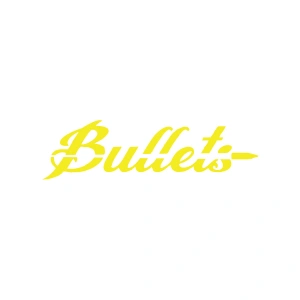 Bullets Araba Sticker 17x17 Cm Sarı