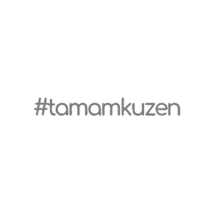 #tamamkuzen Araba Sticker 17x17 Cm Gri