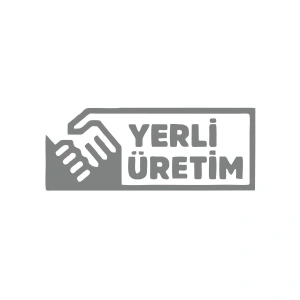 Yerli Üretim Araba Sticker 17x17 Cm Gri