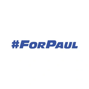 #ForPaul Araba Sticker 17x17 Cm Mavi