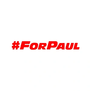#ForPaul Araba Sticker 17x17 Cm Kırmızı