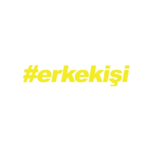 #erkekişi Araba Sticker 17x17 Cm Sarı