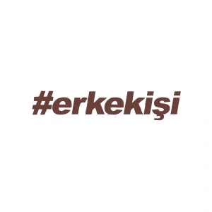 #erkekişi Araba Sticker 17x17 Cm Kahverengi