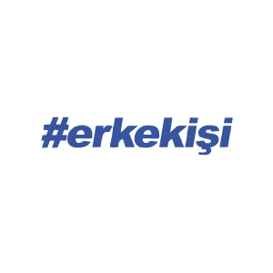 #erkekişi Araba Sticker 17x17 Cm Mavi