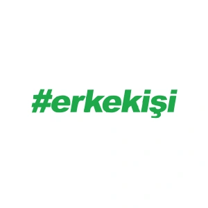 #erkekişi Araba Sticker 17x17 Cm Yeşil