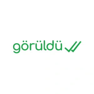 Görüldü Araba Sticker 17x17 Cm Yeşil