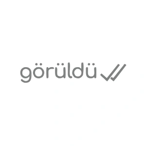 Görüldü Araba Sticker 17x17 Cm Gri