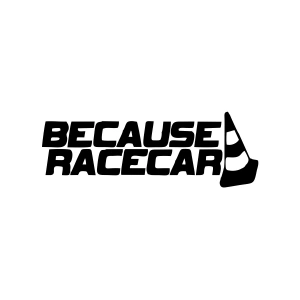 Because Race Car Araba Sticker 17x17 Cm Siyah