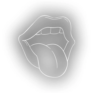 Dil Araba Sticker 17x17 Cm Beyaz