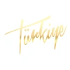 Türkiye Yazılı Sticker17x17 Cm Gold