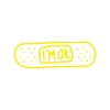 İm Ok Yarabandı Sticker17x17 Cm Sarı