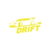 Drit Araba Sticker17x17 Cm Sarı