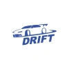 Drit Araba Sticker17x17 Cm Mavi