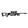 Sniper Sticker 17x17 Cm Siyah