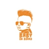 Baby on Board Sticker 17x17 Cm Turuncu