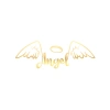 Angel Sticker 17x17 Cm Gold