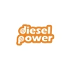 Diesel Power Sticker 17x17 Cm Turuncu
