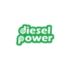 Diesel Power Sticker 17x17 Cm Yeşil